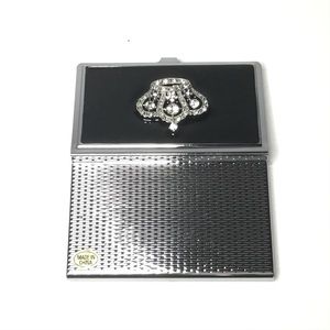 Accessories - Black & Silver Business Card Holder Accessories - Black & Silver Business Card Holder